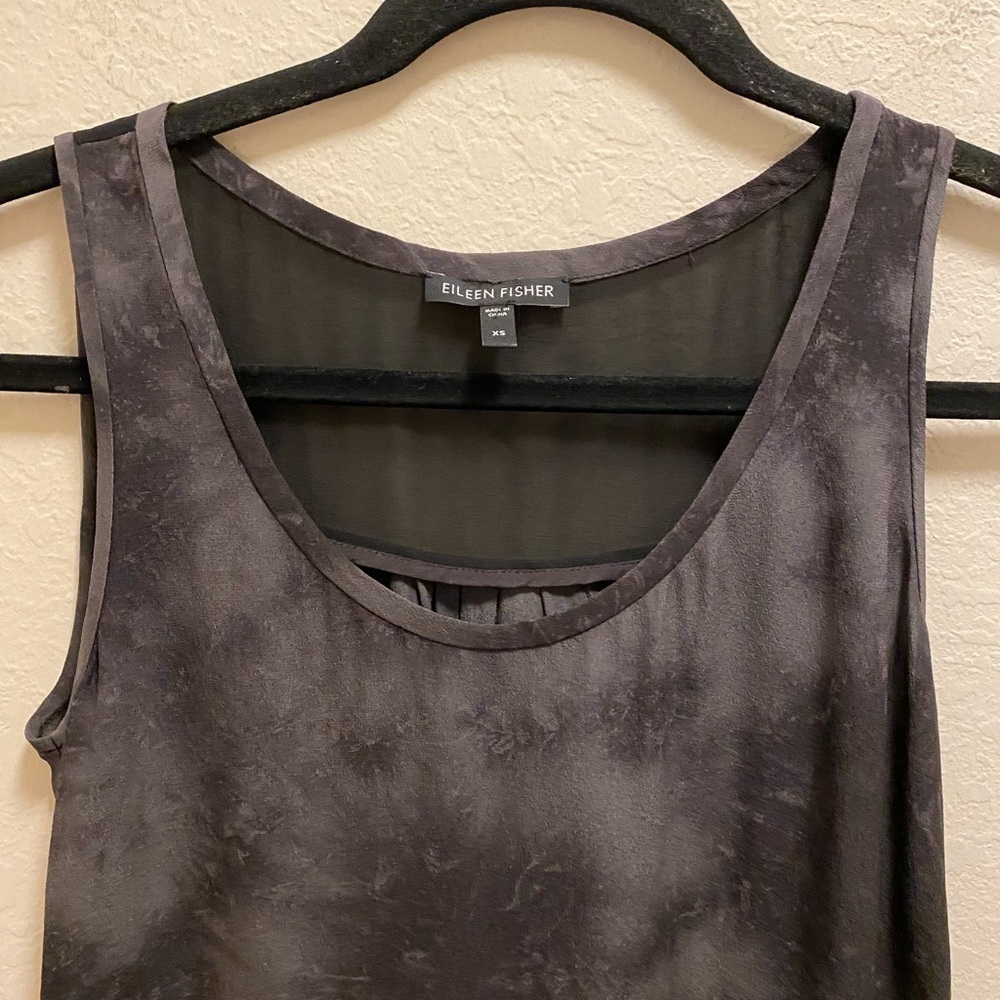 Eileen Fisher Silk Tie Dye Blouse Size XS - Picture 2 of 7